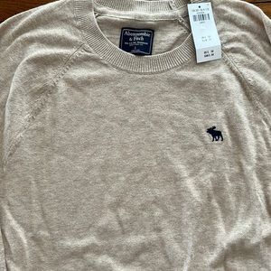 Mens Abercrombie & Fitch crew neck sweater NWT